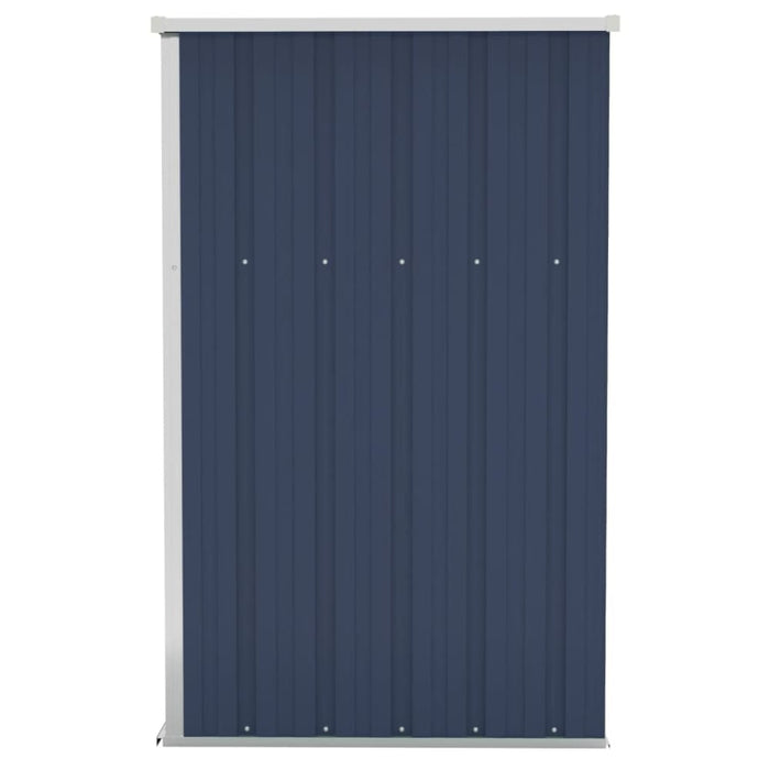 Wall-mounted Garden Shed Anthracite 118x100x178 Cm Steel