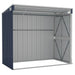 Wall-mounted Garden Shed Anthracite 118x194x178 Cm Steel