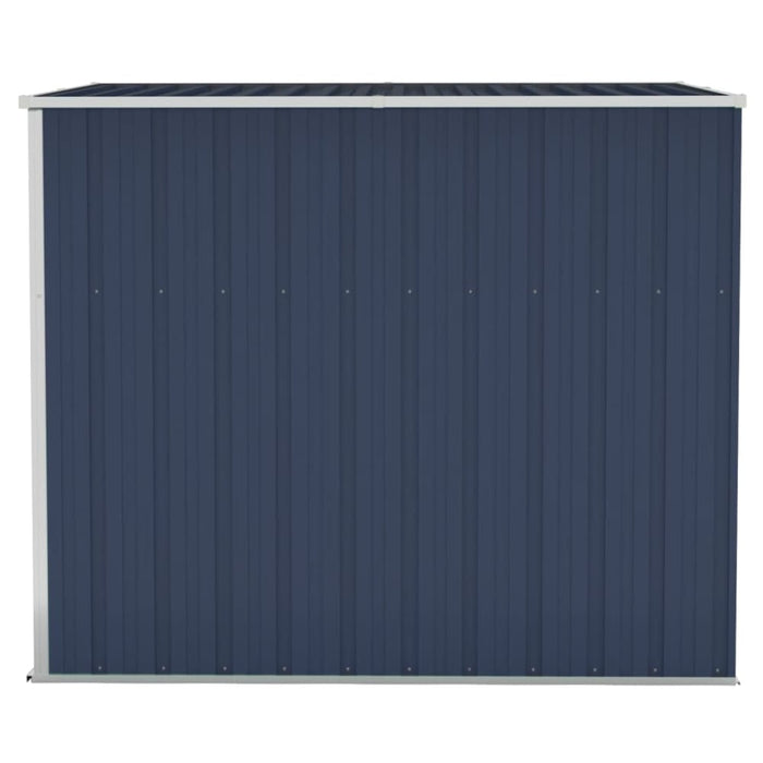 Wall-mounted Garden Shed Anthracite 118x194x178 Cm Steel