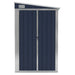 Wall-mounted Garden Shed Anthracite 118x288x178 Cm Steel