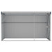 Wall-mounted Garden Shed Anthracite 118x288x178 Cm Steel
