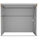 Wall-mounted Garden Shed Brown 118x194x178 Cm Galvanised