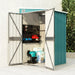 Wall-mounted Garden Shed Green 118x100x178 Cm Galvanised