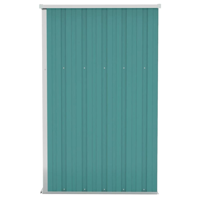 Wall-mounted Garden Shed Green 118x100x178 Cm Galvanised