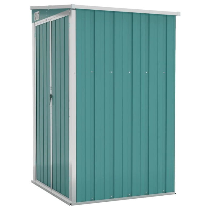 Wall-mounted Garden Shed Green 118x100x178 Cm Galvanised