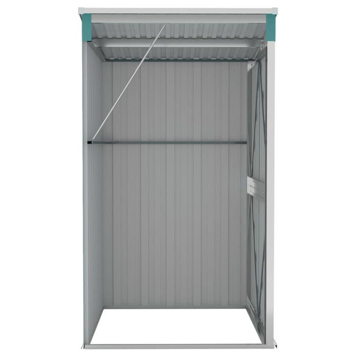 Wall-mounted Garden Shed Green 118x100x178 Cm Galvanised