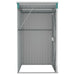 Wall-mounted Garden Shed Green 118x100x178 Cm Galvanised