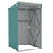 Wall-mounted Garden Shed Green 118x100x178 Cm Galvanised