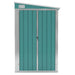 Wall-mounted Garden Shed Green 118x194x178 Cm Galvanised
