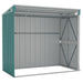 Wall-mounted Garden Shed Green 118x194x178 Cm Galvanised