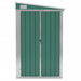 Wall-mounted Garden Shed Green 118x382x178 Cm Galvanised