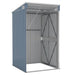 Wall-mounted Garden Shed Grey 118x100x178 Cm Galvanised