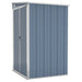 Wall-mounted Garden Shed Grey 118x100x178 Cm Galvanised