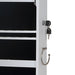 Wall Mounted or Hang Over Mirror Jewellery Cabinet with Led