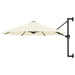 Wall - mounted Parasol With Metal Pole 300 Cm Sand Aanlt