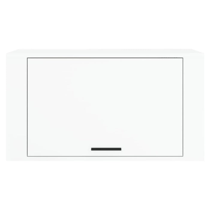 Wall-mounted Shoe Cabinet Glossy Look White 70x35x38 Cm