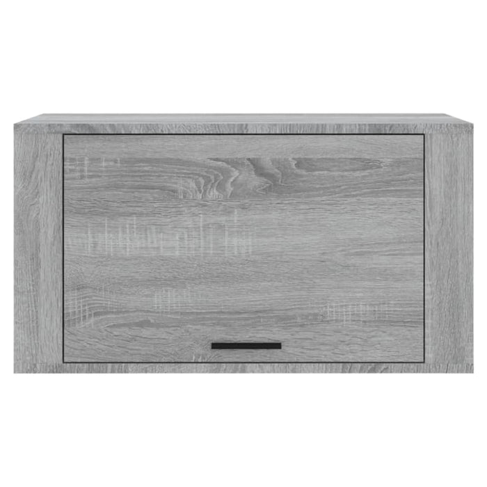 Wall-mounted Shoe Cabinet Grey Sonoma 70x35x38 Cm Solid