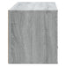 Wall-mounted Shoe Cabinet Grey Sonoma 70x35x38 Cm Solid