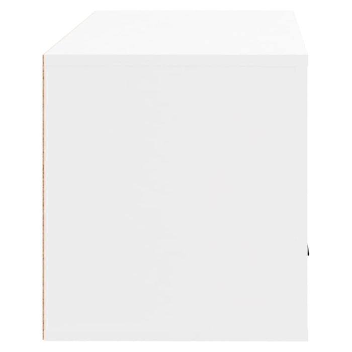 Wall-mounted Shoe Cabinet White 70x35x38 Cm Engineered Wood