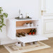 Wall-mounted Shoe Cabinet White 70x35x38 Cm Engineered Wood