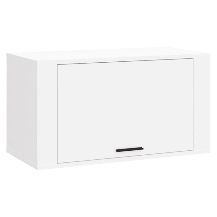 Wall-mounted Shoe Cabinet White 70x35x38 Cm Engineered Wood