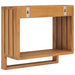 Wall-mounted Towel Rack 35x20x35 Cm Solid Teak Wood Xnkbit