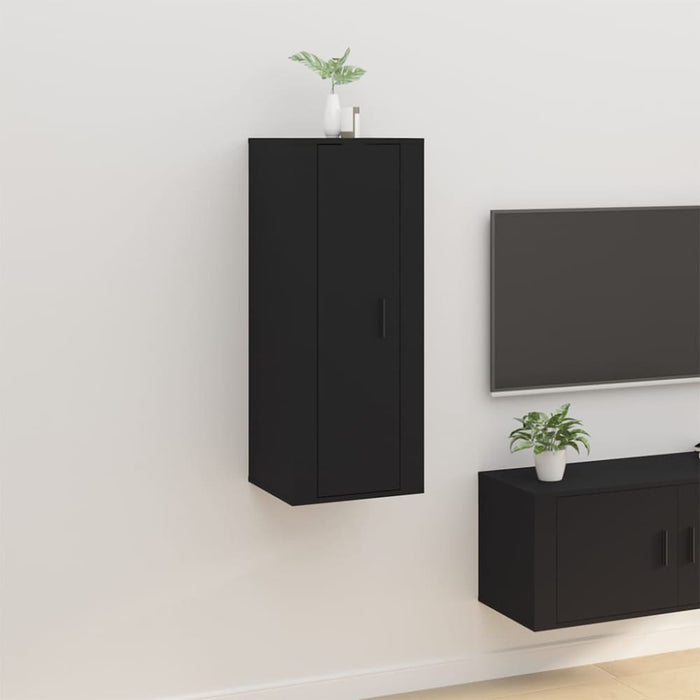 Wall Mounted Tv Cabinet Black 40x34.5x100 Cm Nollno