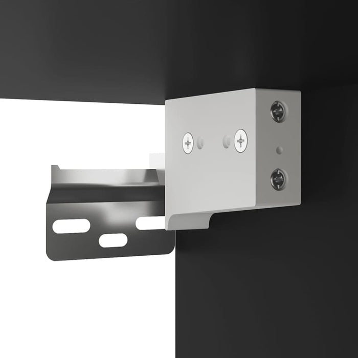 Wall Mounted Tv Cabinet Black 40x34.5x40 Cm Nollax