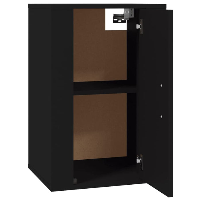 Wall Mounted Tv Cabinet Black 40x34.5x60 Cm Nollpn