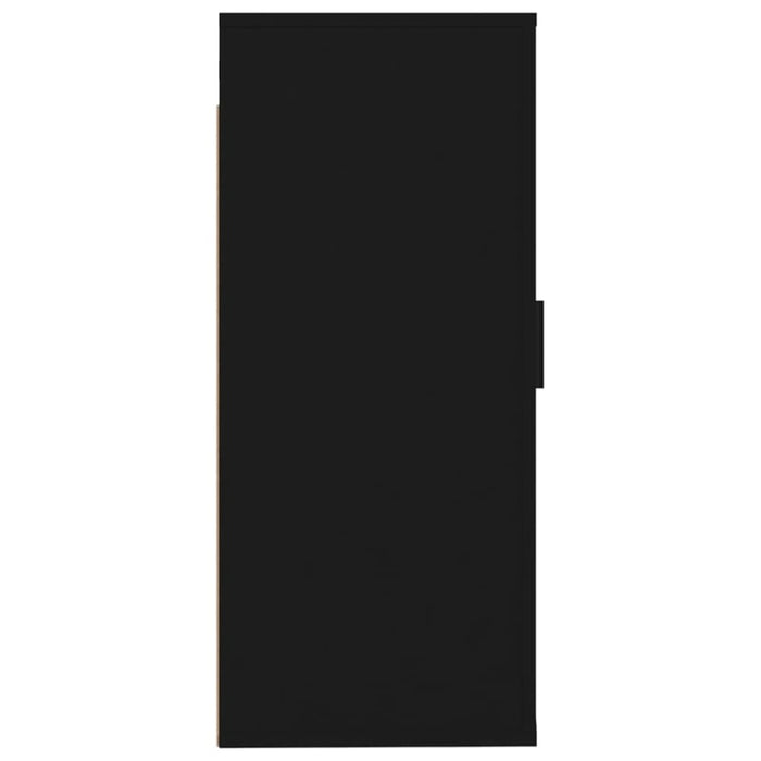 Wall Mounted Tv Cabinet Black 40x34.5x80 Cm Nollit