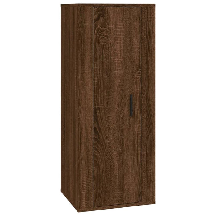 Wall Mounted Tv Cabinet Brown Oak 40x34.5x100 Cm Nollni