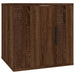Wall Mounted Tv Cabinet Brown Oak 40x34.5x40 Cm Nollpa