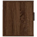 Wall Mounted Tv Cabinet Brown Oak 40x34.5x40 Cm Nollpa