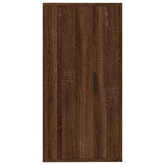 Wall Mounted Tv Cabinet Brown Oak 40x34.5x80 Cm Nollik