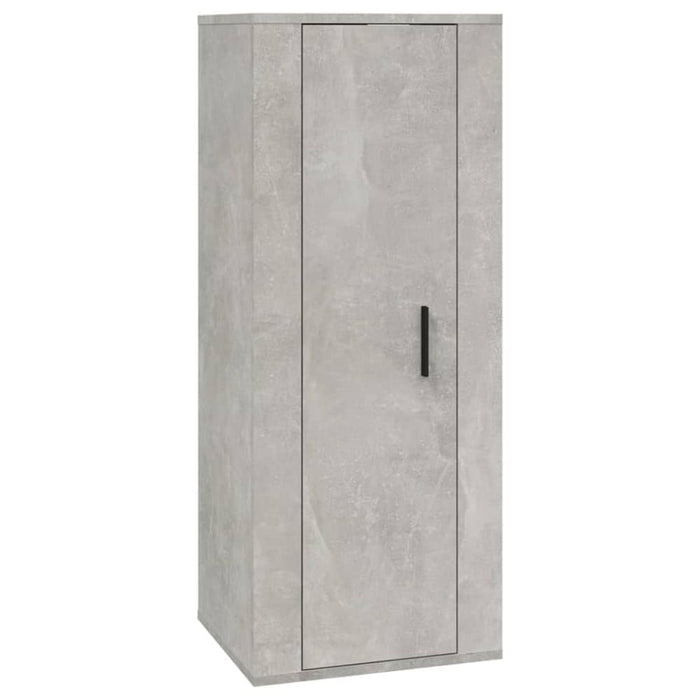 Wall Mounted Tv Cabinet Concrete Grey 40x34.5x100 Cm Nollna