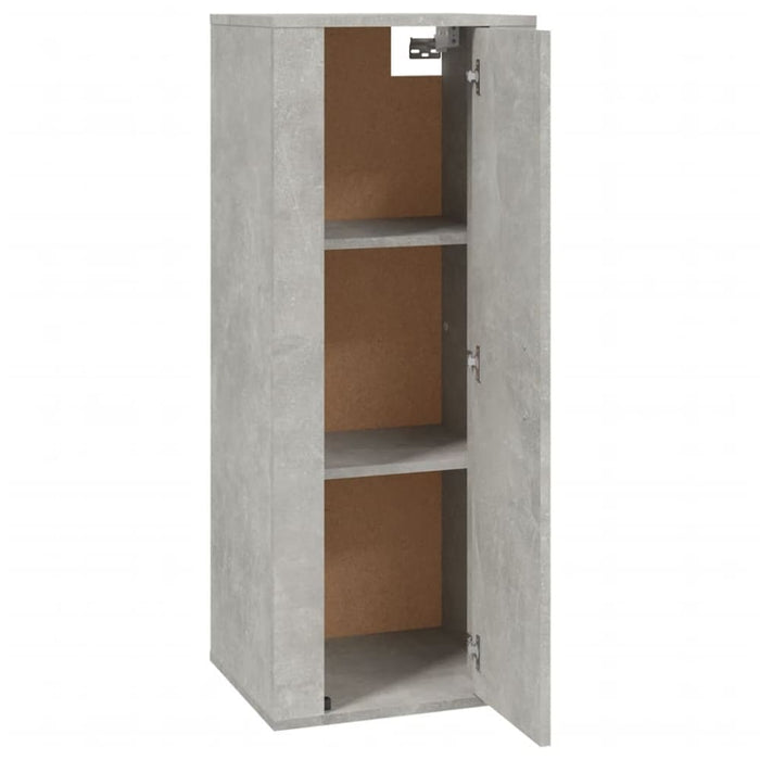 Wall Mounted Tv Cabinet Concrete Grey 40x34.5x100 Cm Nollna
