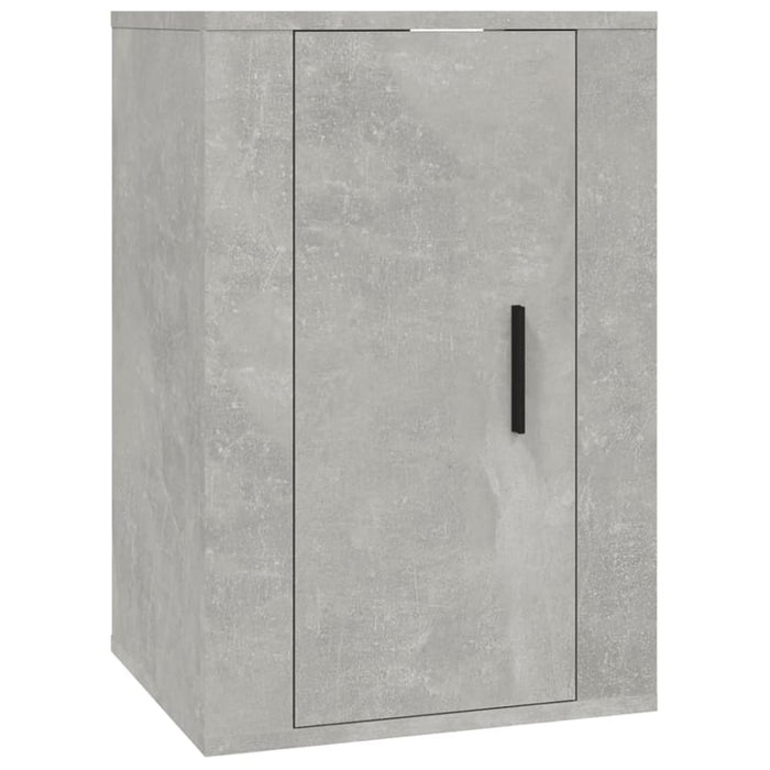 Wall Mounted Tv Cabinet Concrete Grey 40x34.5x60 Cm Nollla