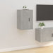 Wall Mounted Tv Cabinet Concrete Grey 40x34.5x60 Cm Nollla