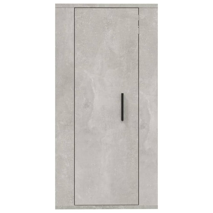 Wall Mounted Tv Cabinet Concrete Grey 40x34.5x80 Cm Nollil