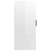 Wall Mounted Tv Cabinet Glossy Look White 40x34.5x80 Cm