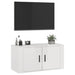 Wall Mounted Tv Cabinet Glossy Look White 80x34.5x40 Cm