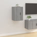 Wall Mounted Tv Cabinet Grey Sonoma 40x34.5x60 Cm Nollln