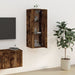 Wall Mounted Tv Cabinet Smoked Oak 40x34.5x100 Cm Nollnp