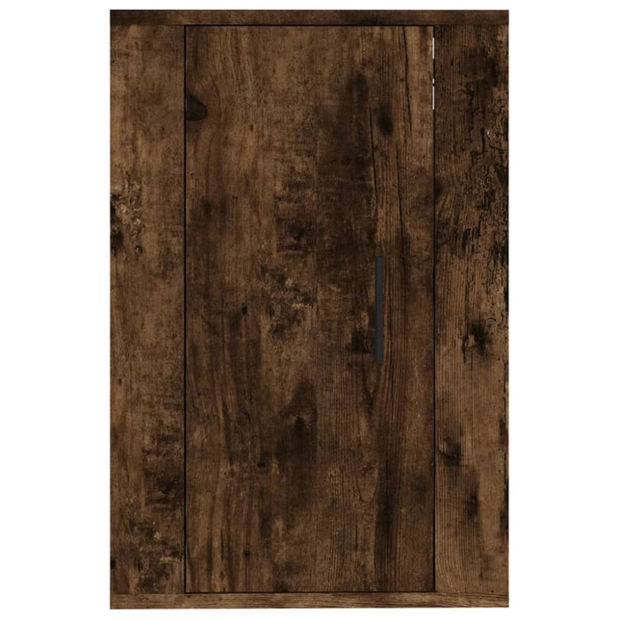 Wall Mounted Tv Cabinet Smoked Oak 40x34.5x60 Cm Nollll