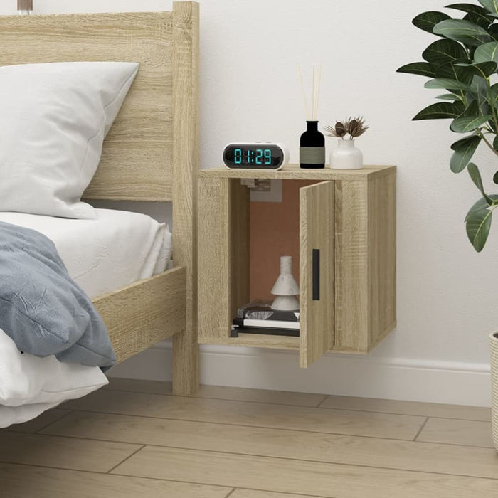 Wall Mounted Tv Cabinet Sonoma Oak 40x34.5x40 Cm Nollal