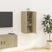Wall Mounted Tv Cabinet Sonoma Oak 40x34.5x80 Cm Nollip