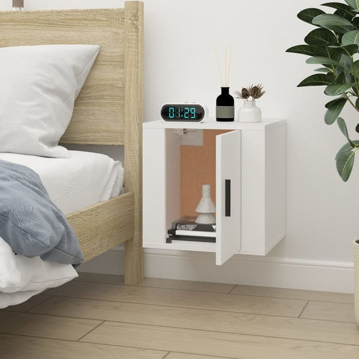 Wall Mounted Tv Cabinet White 40x34.5x40 Cm Nollab