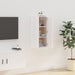 Wall Mounted Tv Cabinet White 40x34.5x80 Cm Nollix