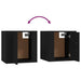 Wall Mounted Tv Cabinets 2 Pcs Black 40x34.5x40 Cm Nollat