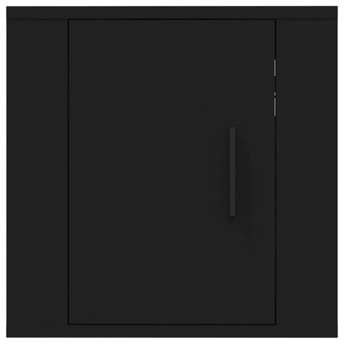 Wall Mounted Tv Cabinets 2 Pcs Black 40x34.5x40 Cm Nollat
